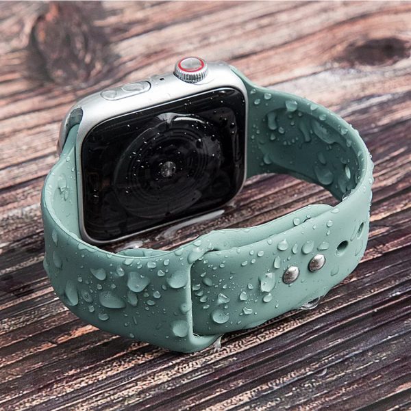apple watch soft sport silicon replacement strap